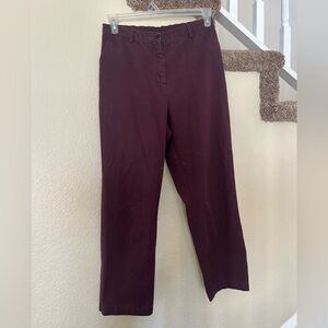 Size 8 - Lands End purple trousers